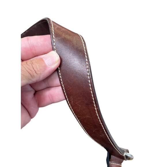 Dooney Bourke womans Black Brown Canvas Leather Handbag SKU 8761 - Picture 3 of 16